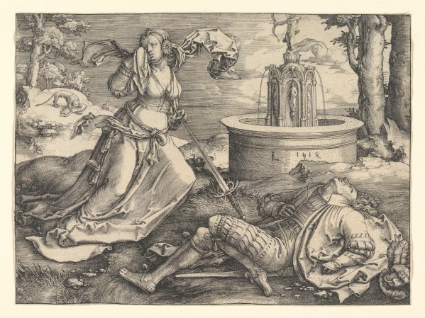 Pyramus and Thisbe by Lucas van Leyden